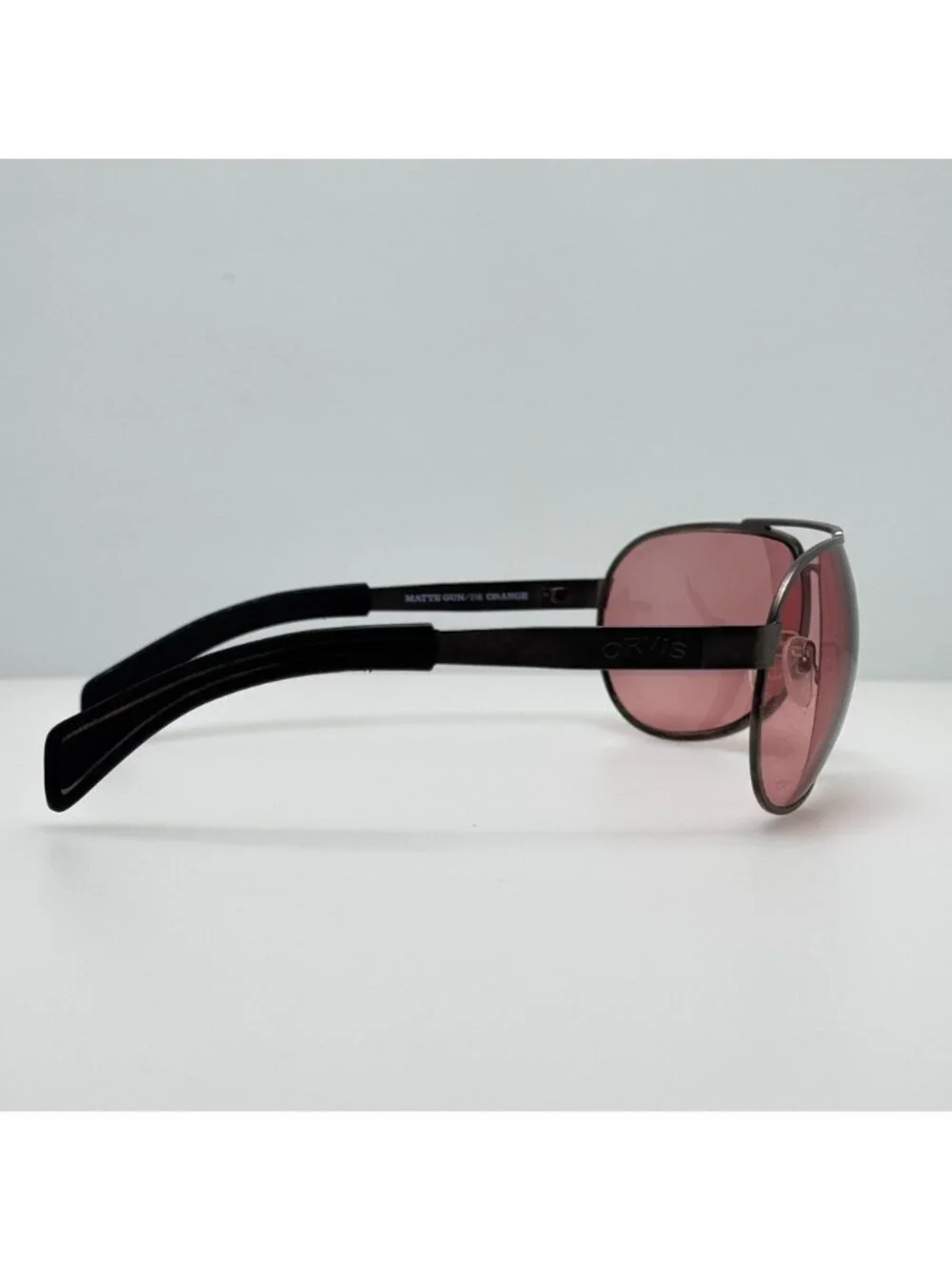 Orvis Sunglasses Wire AY274266 Matte Gunmetal Orange